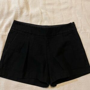 J Crew Pleated Linen Shorts